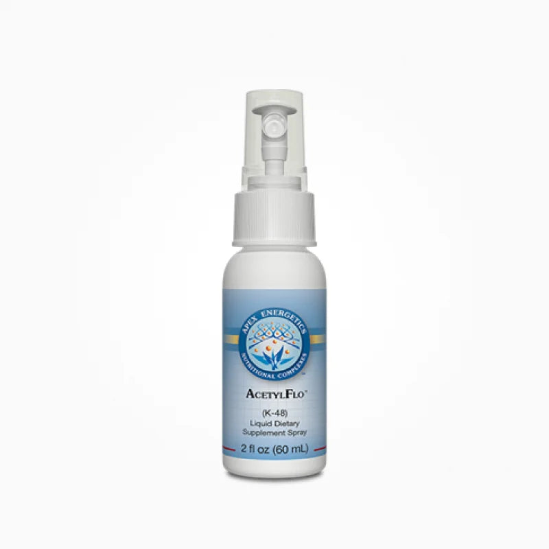 AcetylFlo™ – AcetylFlo™ is a liquid spray formula providing targeted precursor support for acetylcholine biosynthesis.