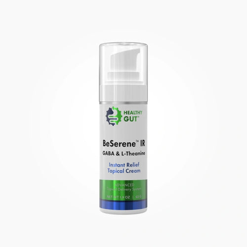 BeSerene™ IR GABA & L-Theanine – BeSerene™ IR by Healthy Gut is a fast-absorbing topical gel combining GABA, mulungu bark, C…