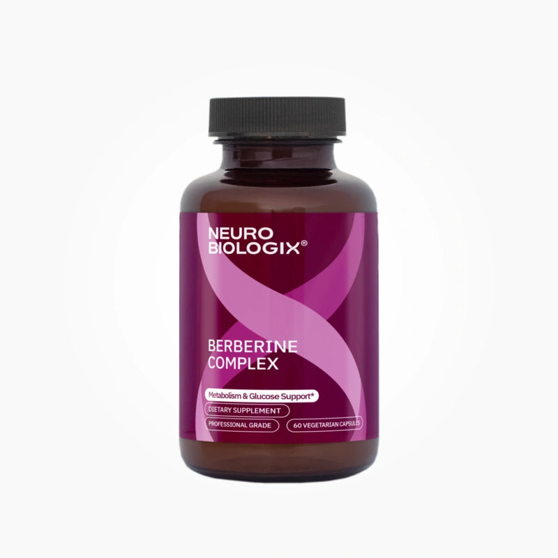 Berberine Complex – Berberine Complex by Neurobiologix combines berberine HCl with alpha-lipoic acid, biotin, and chromium.