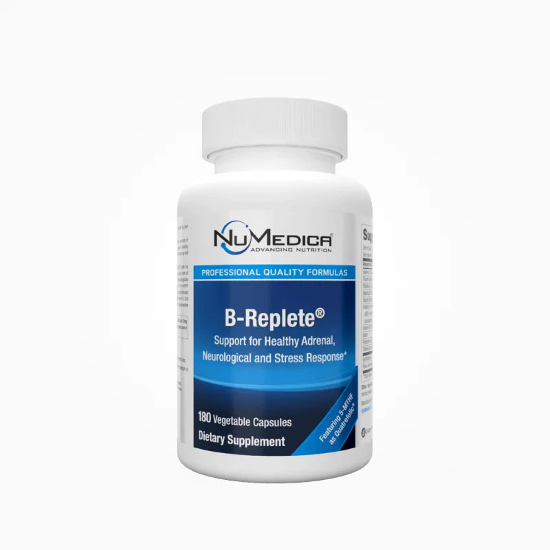 B-Replete® – B-Replete® by NuMedica provides the full spectrum of B vitamins in activated forms, including methylfolate (Qua…