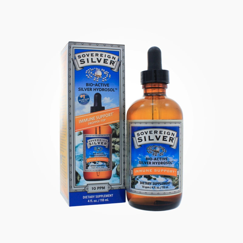 Bio-Active Silver Hydrosol Immune Support – Bio-Active Silver Hydrosol by Sovereign Silver provides silver particles, includ…