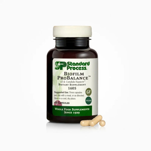 Biofilm ProBalance – Biofilm ProBalance by Standard Process supports healthy GI microbial balance through BIOHM FX, a probio…