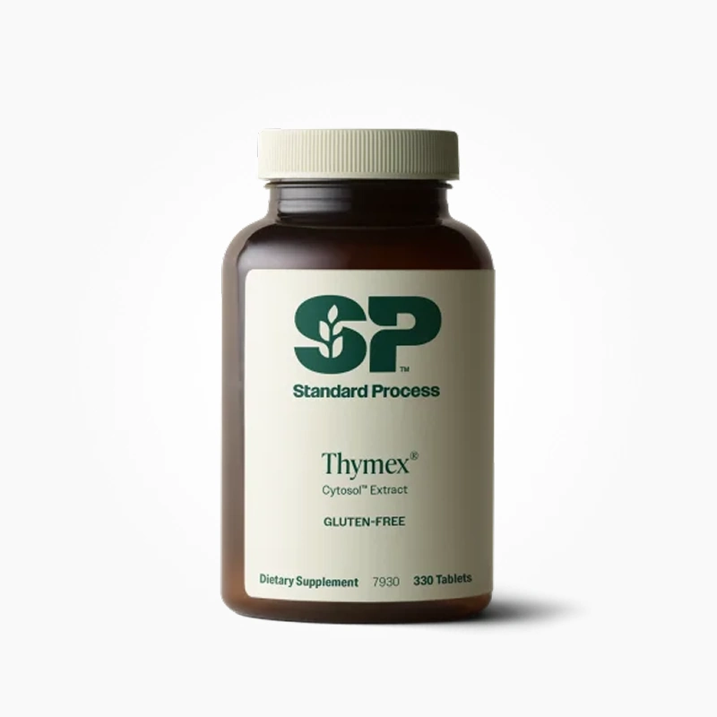 Thymex® – Thymex® by Standard Process provides a proprietary bovine thymus Cytosol™ extract alongside calcium lactate and ma…