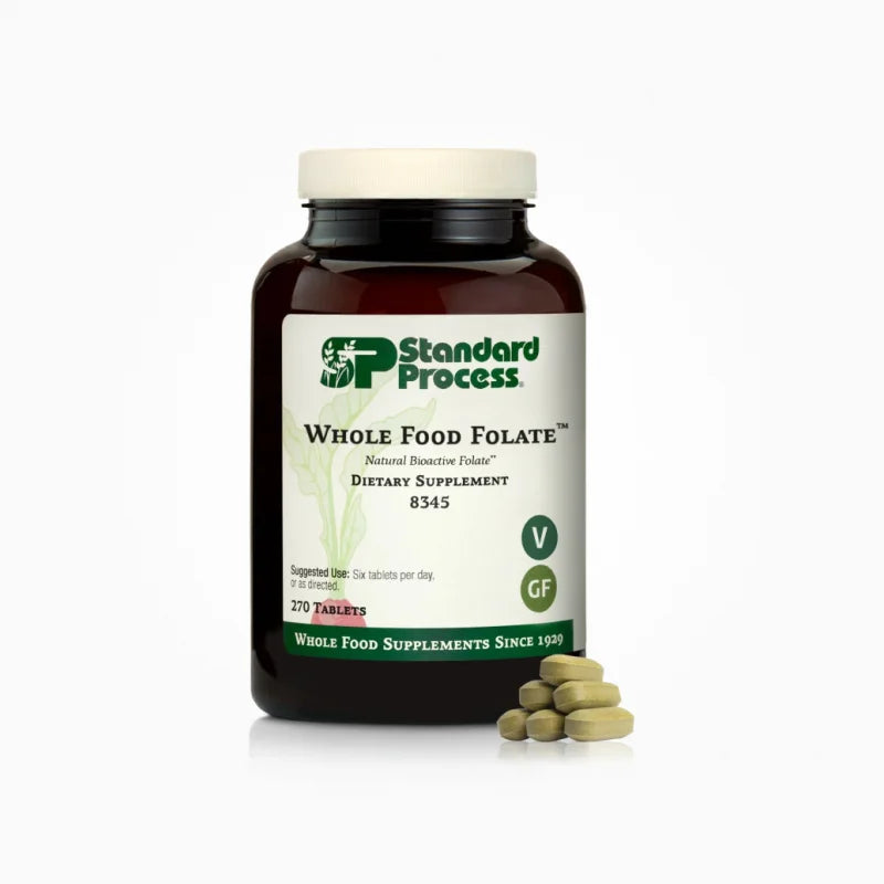 Whole Food Folate – Whole Food Folate by Standard Process provides naturally occurring forms of folate (B9) and B12 from org…