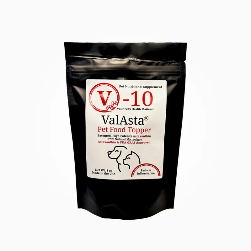 ValAsta V-10 Pet Food Topper – ValAsta V-10 Pet Food Topper brings the antioxidant power of patented liquid astaxanthin to y…