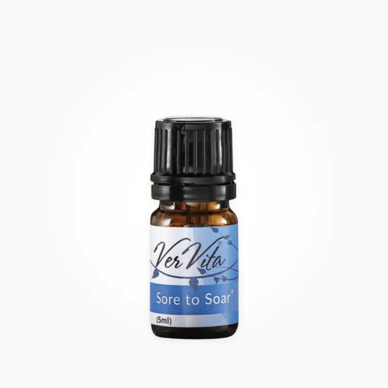 Sore to Sore – Sore to Soar by VerVita is a therapeutic-grade essential oil blend assisting in relief of emotional and physi…