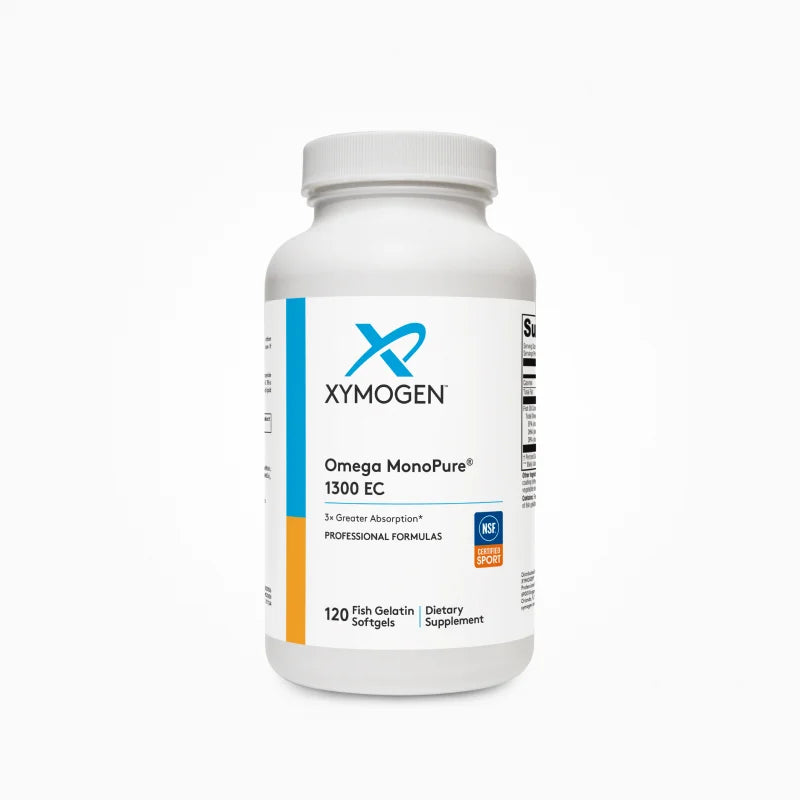 Omega MonoPure® 1300 EC – Omega MonoPure® 1300 EC by Xymogen uses MaxSimil® enzymatically enhanced monoglyceride fish oil fo…